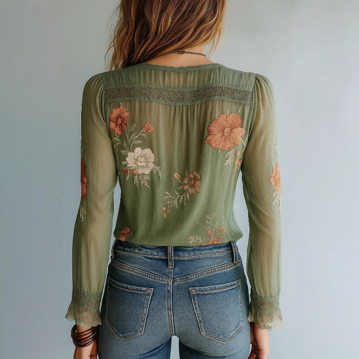 FIONA EMBROIDERED BLOUSE
