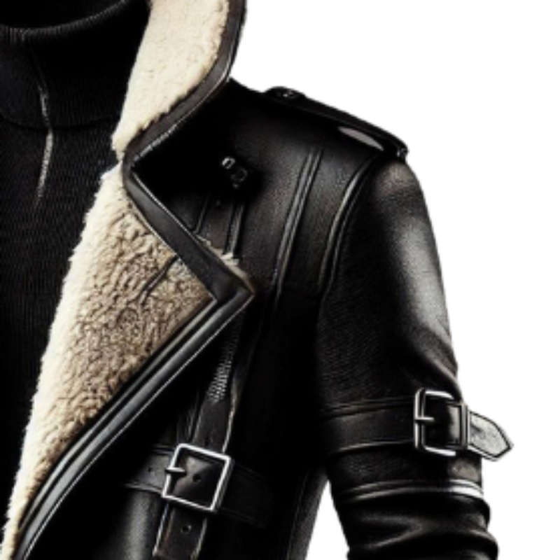 MAXIMUS LEATHER LONG COAT