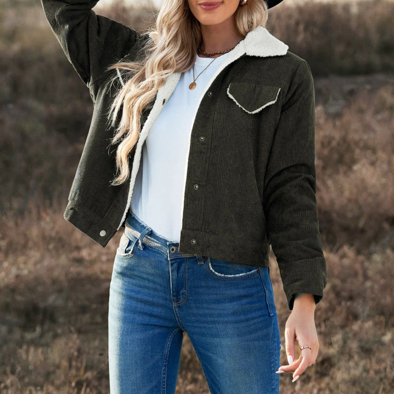 CLAIRE TRACKER CORDUROY JACKET