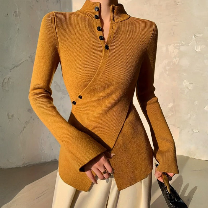 MIMI ASYMMETRICAL SWEATER