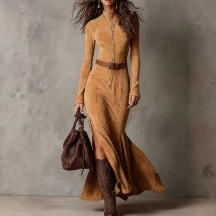 PETRA SUEDE DRESS